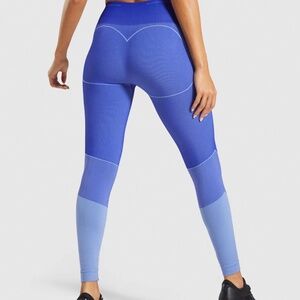 Gymshark Turbo Seamless Leggings Colbalt Blue